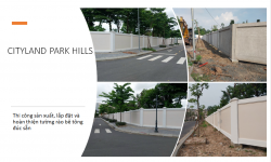 Hàng rào lắp ghép Cityland Park Hills - Gò Vấp