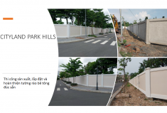 Hàng rào lắp ghép Cityland Park Hills - Gò Vấp